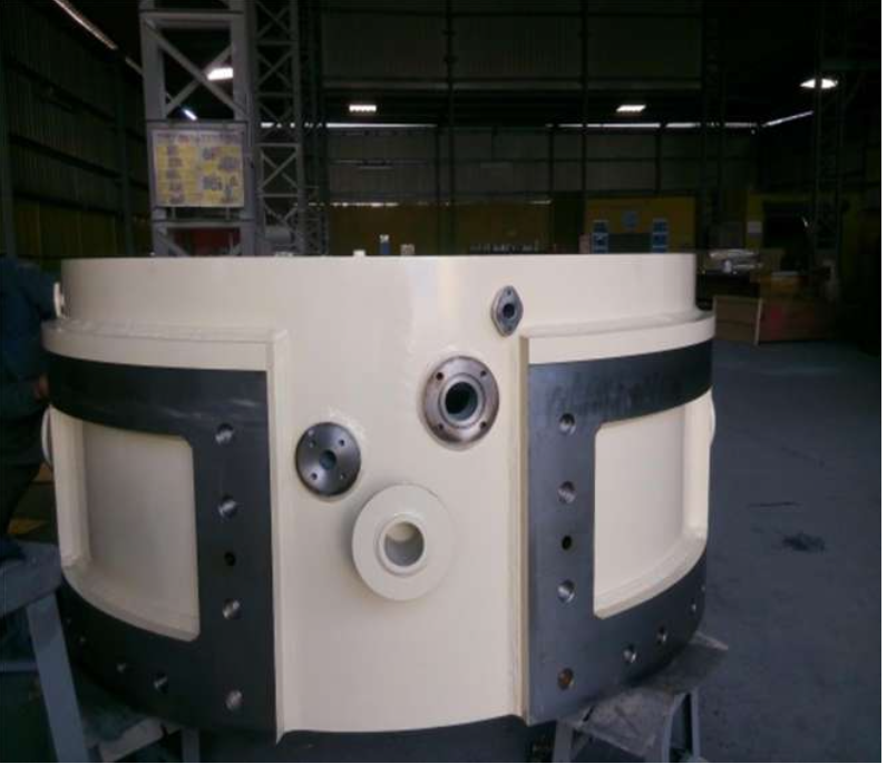 Stator frame for large-scale electrical machinery